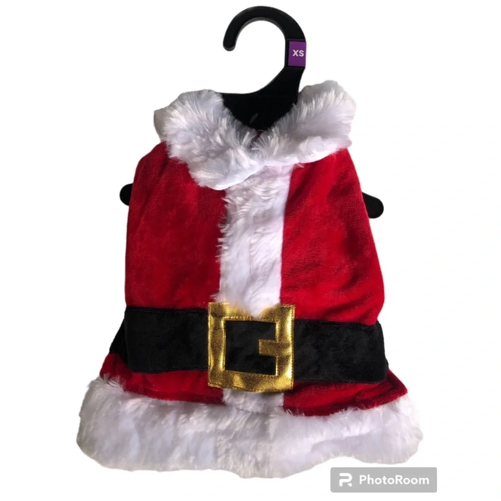 NWT 2 piece Santa Dog Suit XS